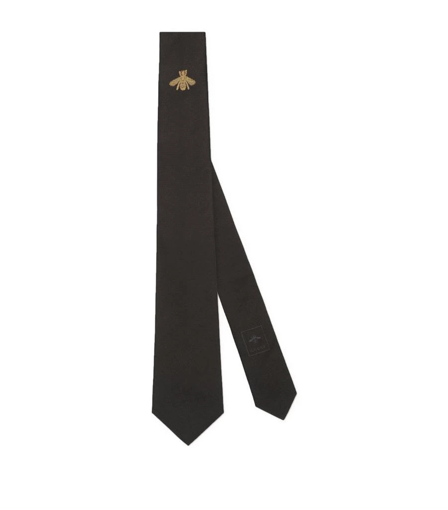 Gucci Silk Bee Motif Tie 1