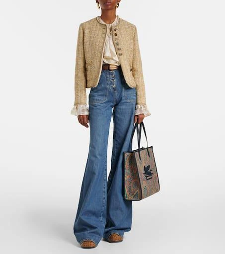 ETRO Love Trotter Pegaso Medium jacquard shopper 5
