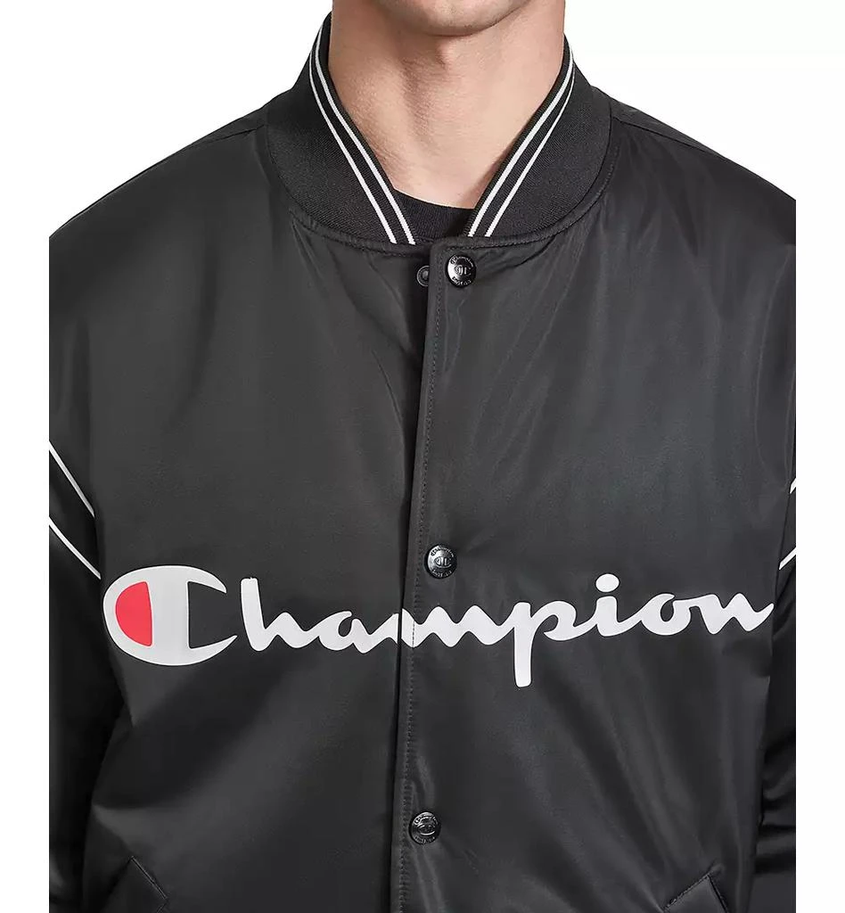 CHAMPION Men's Varsity Logo Bomber Jacket 4