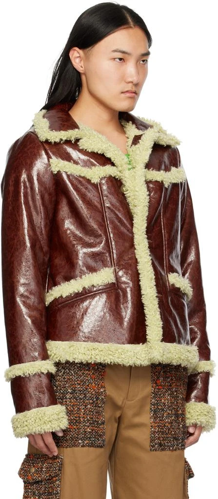 Anna Sui SSENSE Exclusive Brown Runway Jacket 2