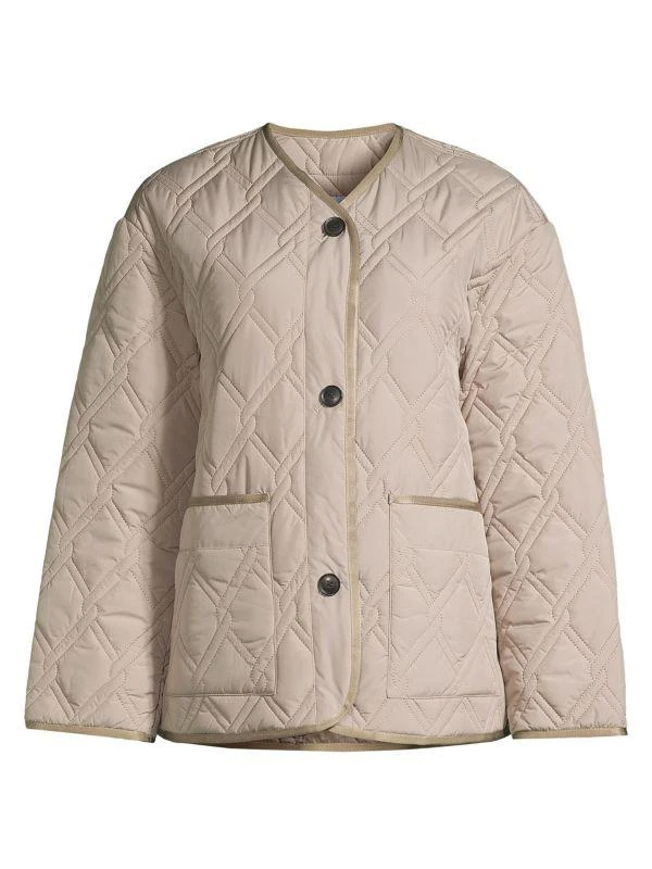 Jane Post Quilted Collarless Short Jacket 5