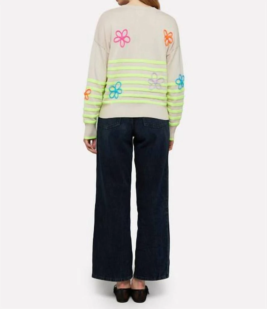 Always Whisper - Stripe Crew Sweater 3