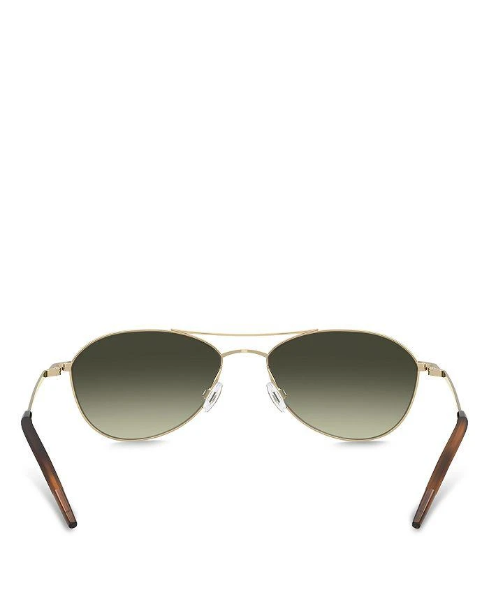 Oliver Peoples OV1358S Aero II Aviator Sunglasses, 57mm 4