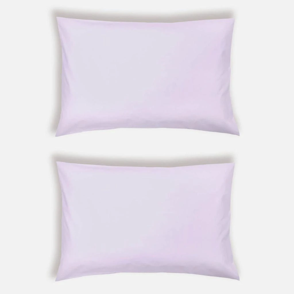 in homeware ïn home 200 Thread Count 100% Organic Cotton Pillowcase Pair - Lilac 1