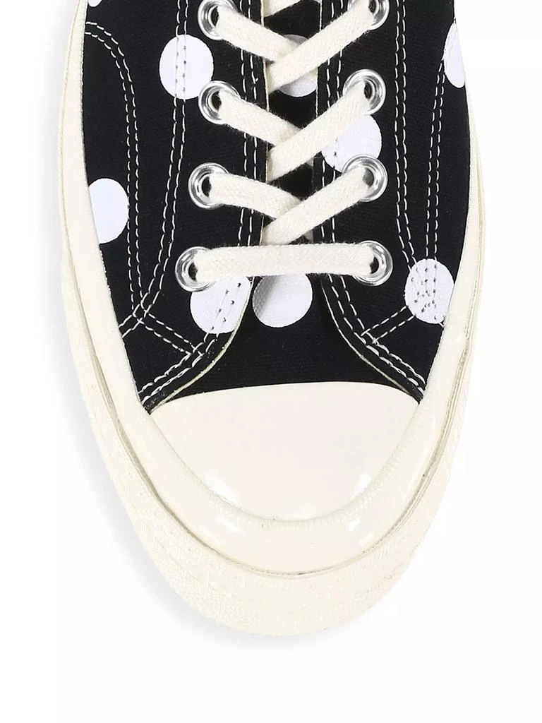 Comme des Garçons PLAY Unisex CdG Play x Converse Men's Polka Dot Low-Top Sneakers 4