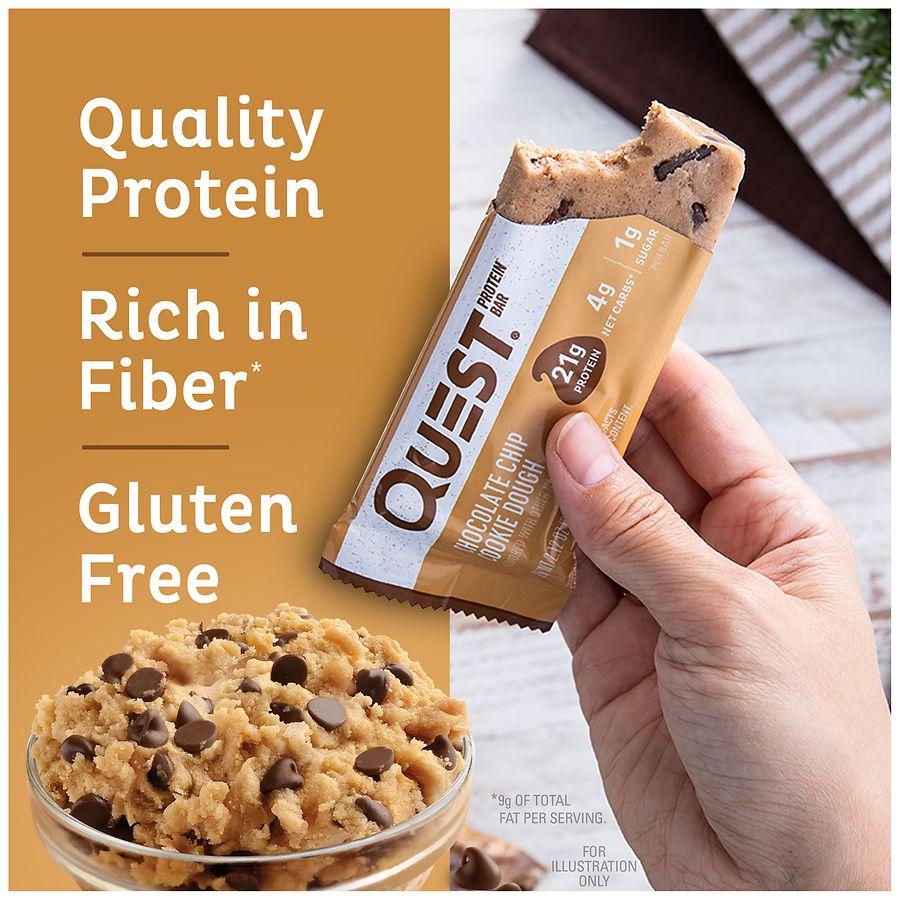 Quest Nutrition Protein Bar Chocolate Chip Cookie Dough