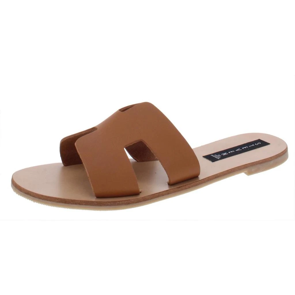 Steve Madden Greece Womens Cut-Out Slide Sandals 1