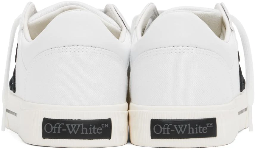 Off-White White Canvas Vulcanized Sneakers 2