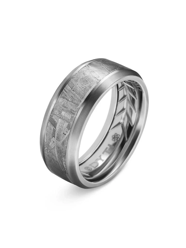 David Yurman Beveled Band Ring in Grey Titanium 2