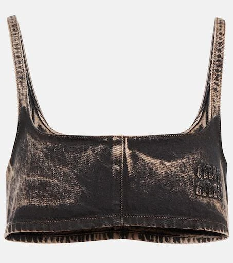 Miu Miu Denim bralette 1