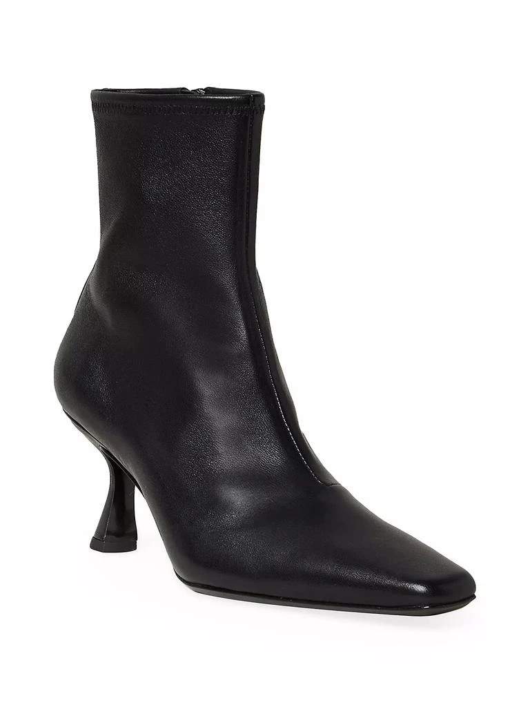 Loeffler Randall Thandy Curved Heel Leather Booties 2