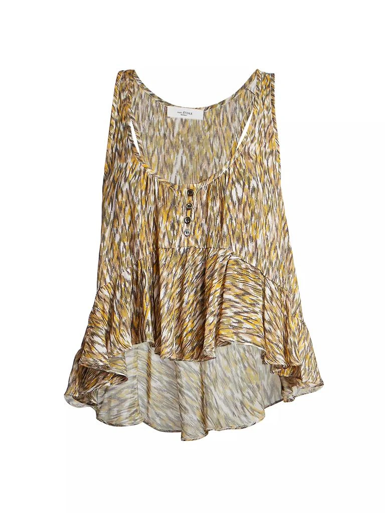 Isabel Marant Étoile Sliema Printed High-Low Tank 1