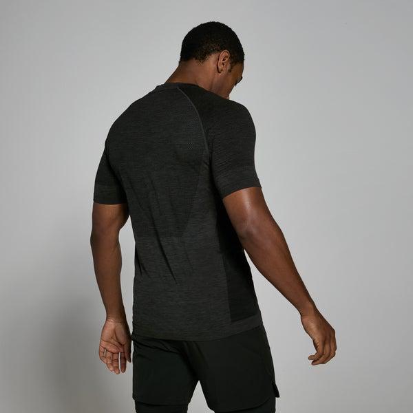 Myprotein MP Men's Seamless Short Sleeve T-Shirt - Black Marl