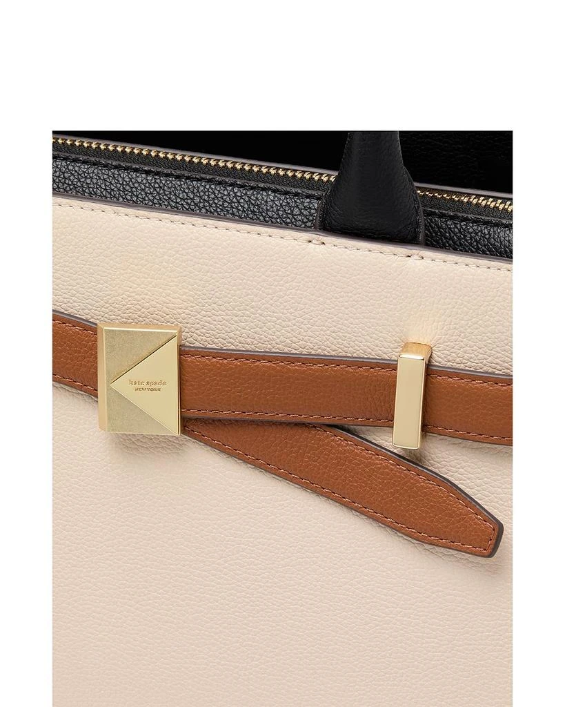 Kate Spade Deco Color Blocked Pebbled Leather Medium Satchel 5