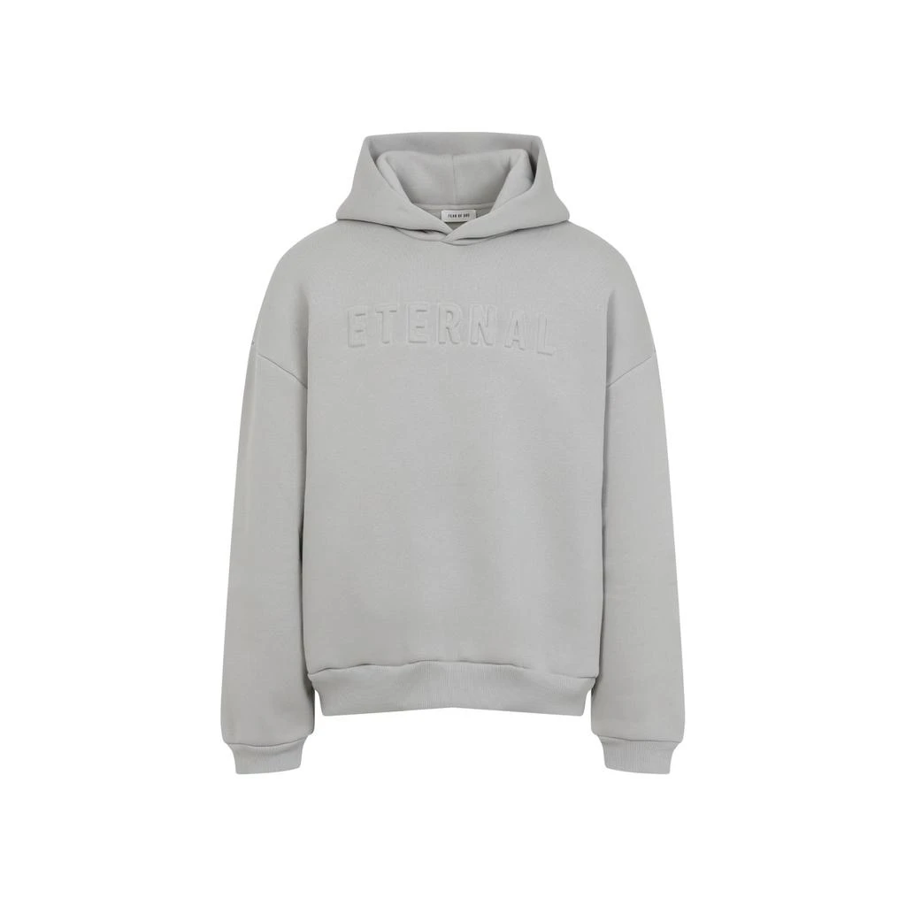 Fear of god Fear of God Logo Embossed Hoodie 1