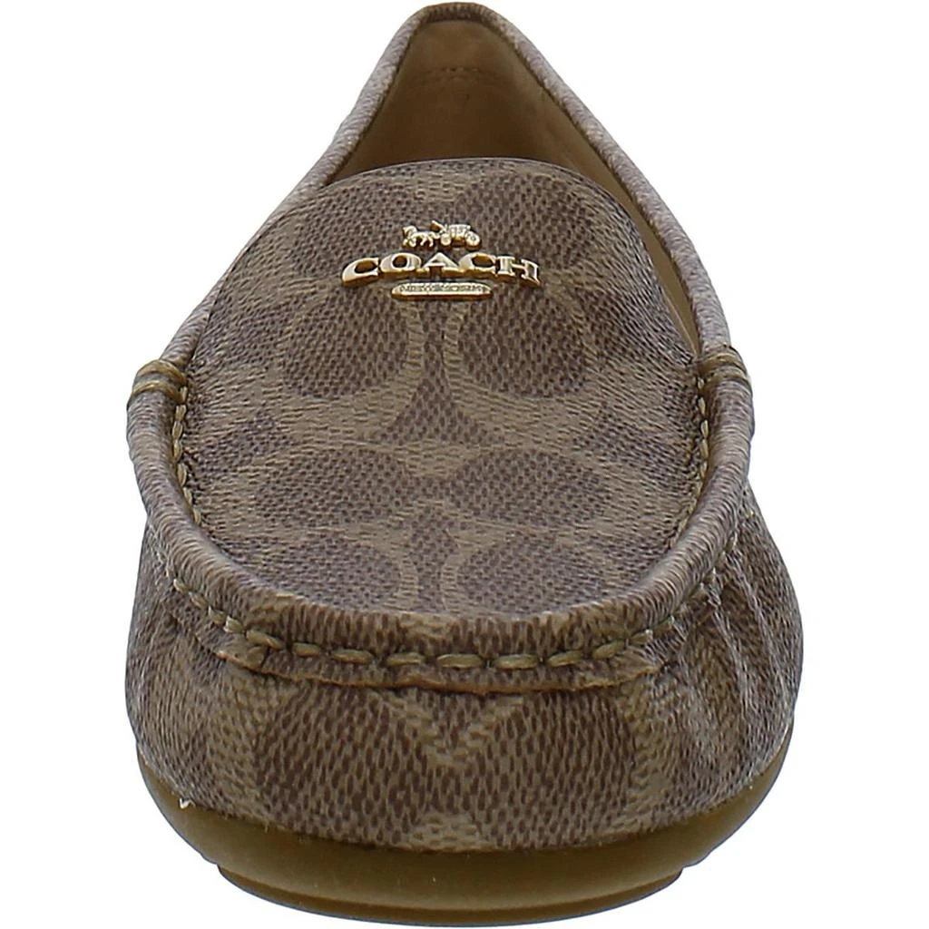 Coach Marley Womens Suede Shearling Driving Moccasins 3