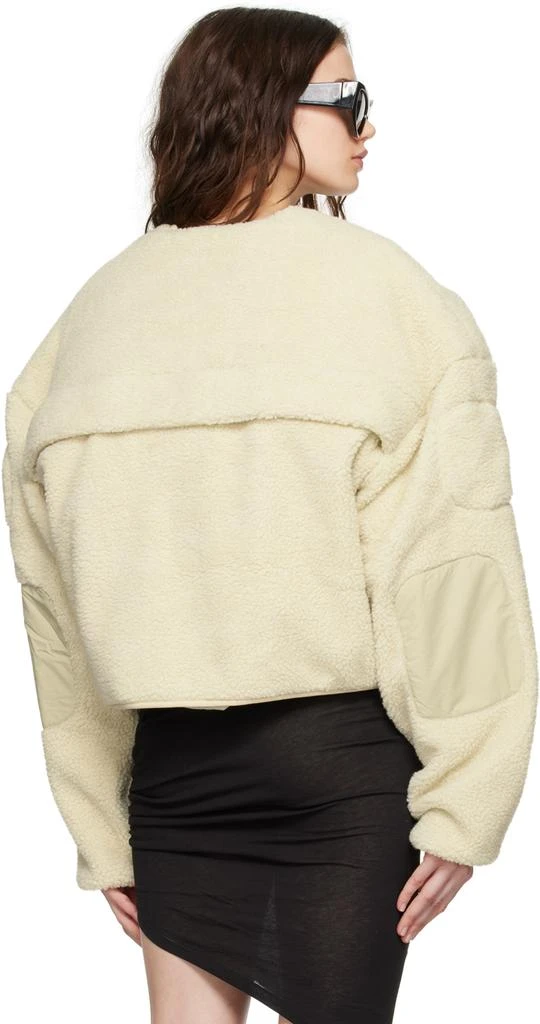 Entire Studios Beige Fluffy Jacket 3