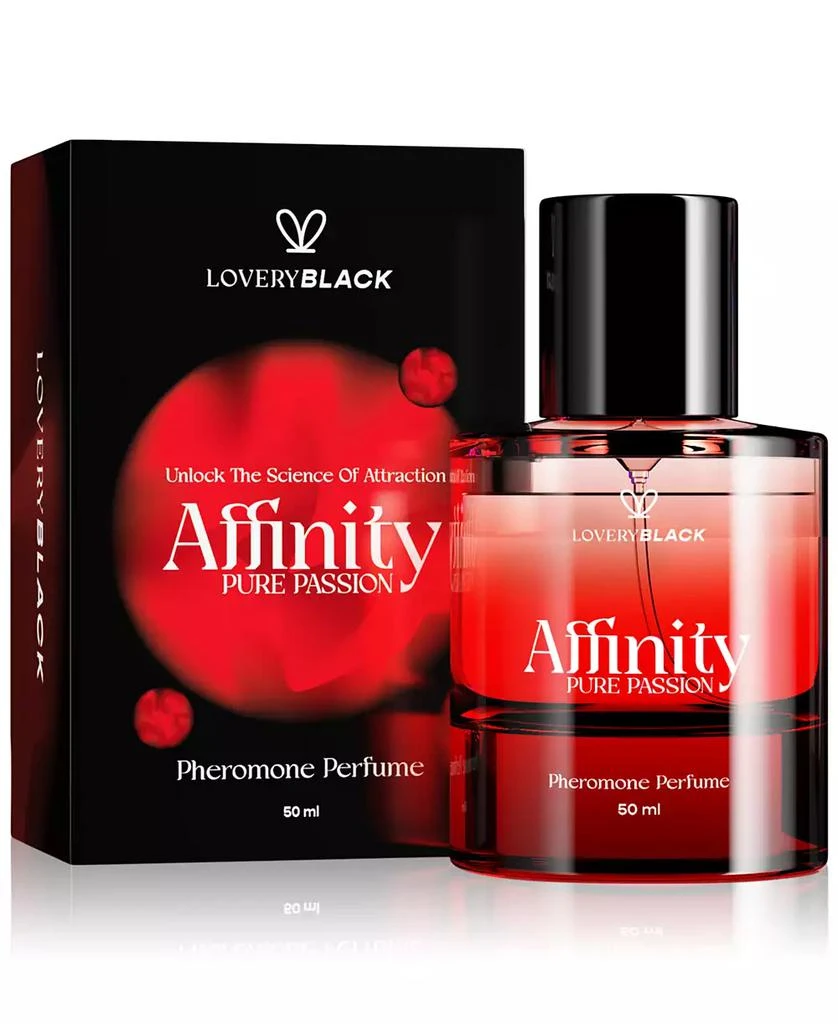 Lovery Black Affinity Pure Passion Pheromone Perfume, 1.7 oz. 1