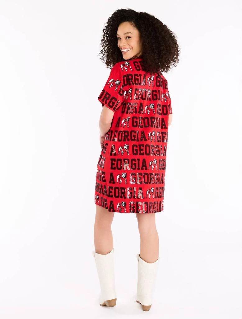 STEWART SIMMONS Stewart Simmons - The Sequin Repeat T-shirt Dress Georgia 3