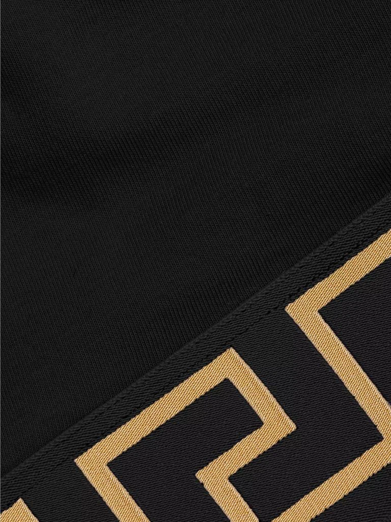 Versace Topeka Logo Jersey Bi-Stretch Cotton Sports Bra 6