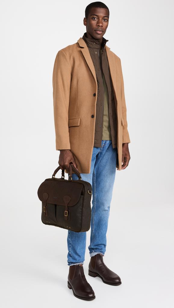 Barbour Wax Leather Briefcase