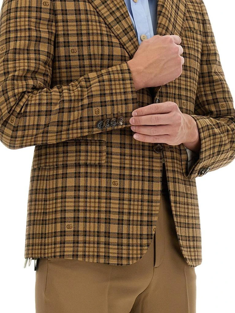 Gucci Gucci Checkered Button-Up Jacket 4