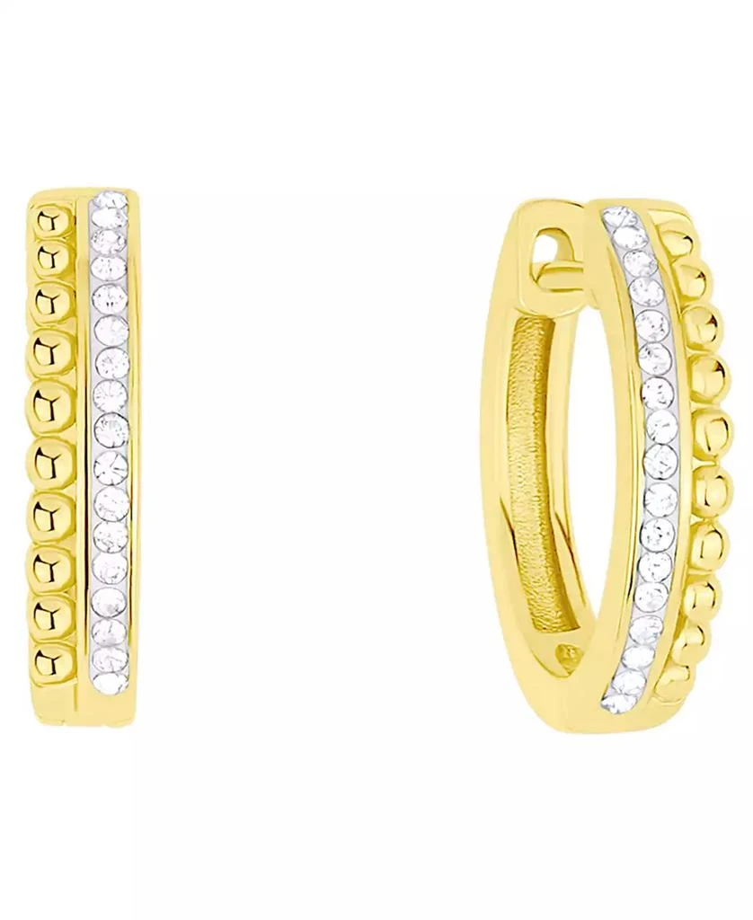 And Now This 2-Pc. Cubic Zirconia 18k Gold-Plated Hoop and Stud Earrings Set, Macy
s Exclusive 5