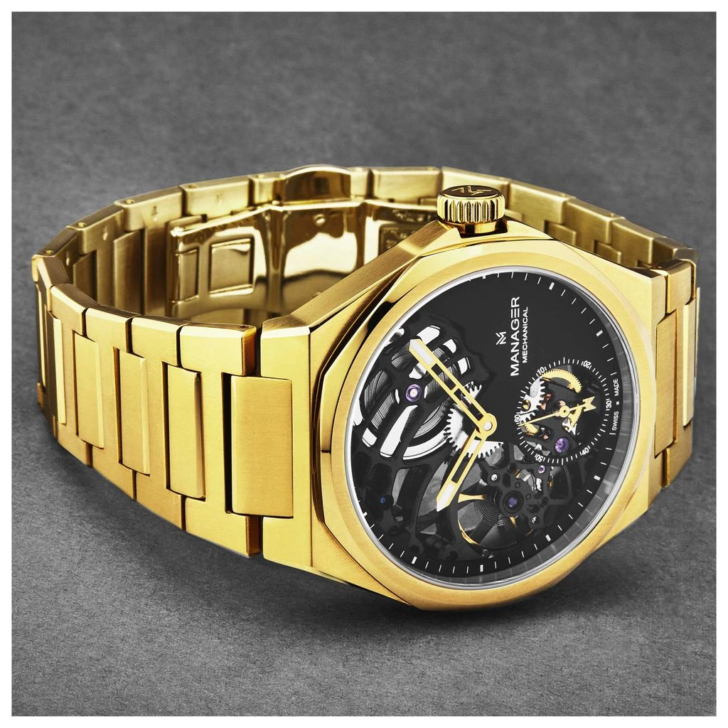 Manager Manager Men's Watch MAN-RM-10-GM 4