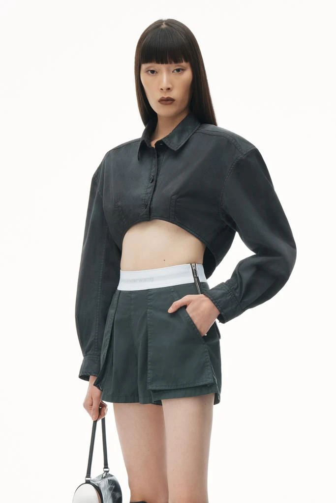 Alexander Wang High-Waisted Cargo Rave Short 6