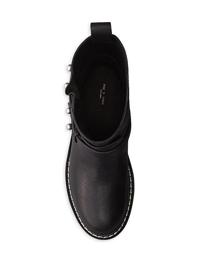 Rag & Bone Leather Moto Boots 3