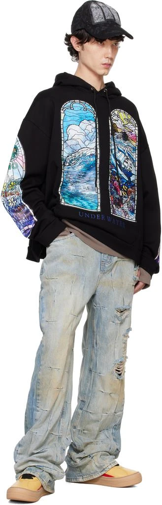 Who Decides War Blue Gathered Jeans 4