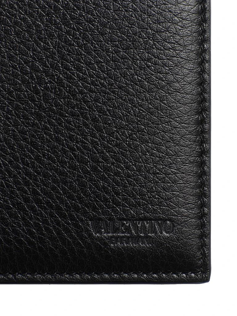 Valentino Rockstud Wallet in Grainy Calfskin 5