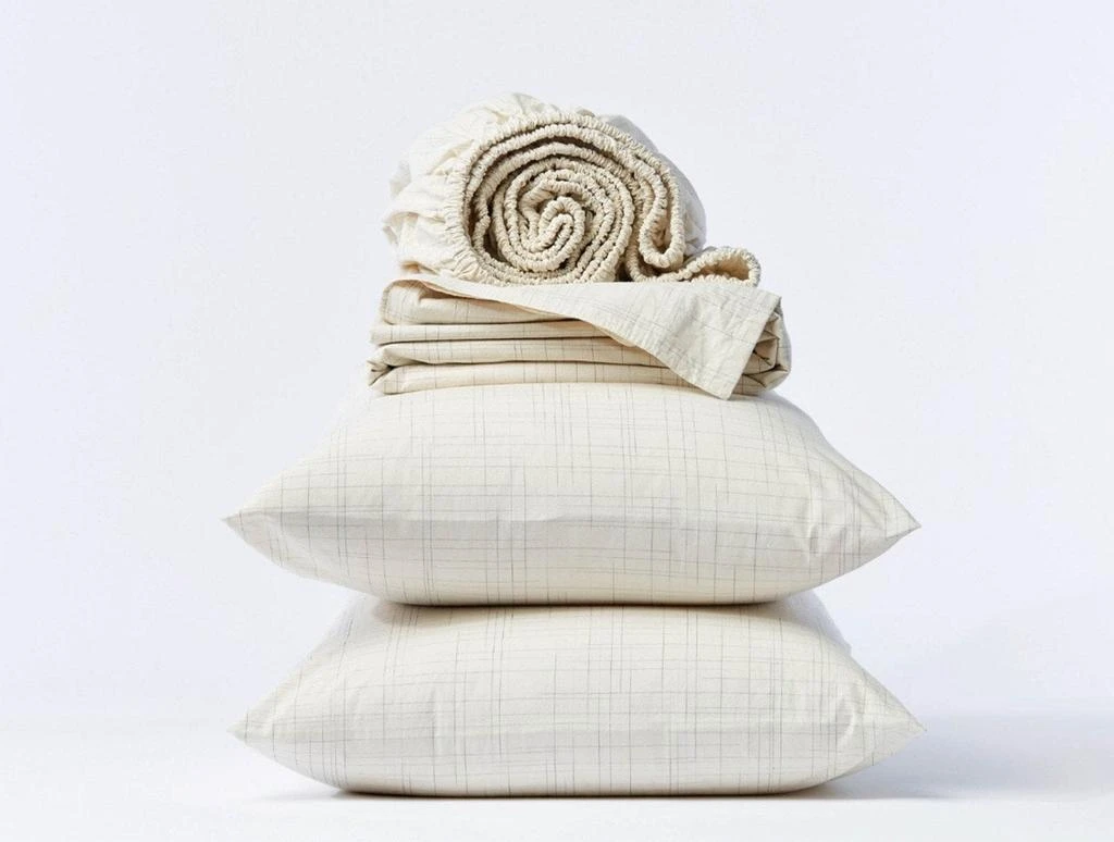 Coyuchi Organic Crinkled Percale Fitted Sheet 8