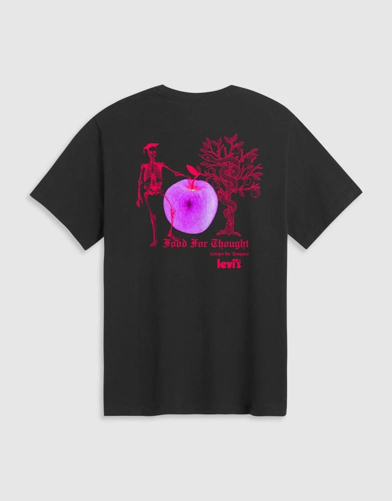 Levi
s Levi
s fruit of knowledge back print relaxed fit t-shirt in black 2