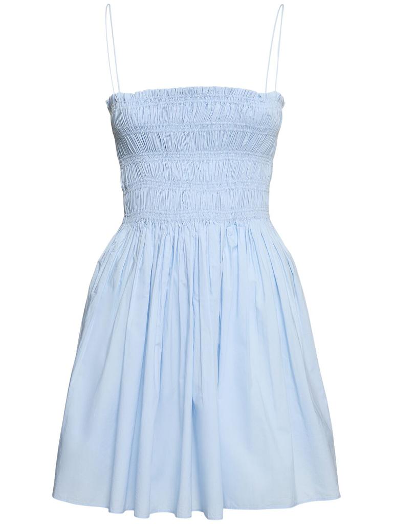 Matteau Shirred Bodice Mini Dress