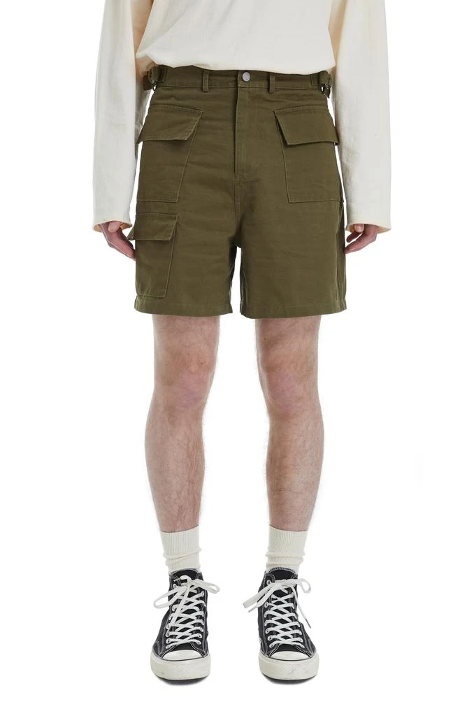 FOUND Cotton Twill Cargo Shorts 1