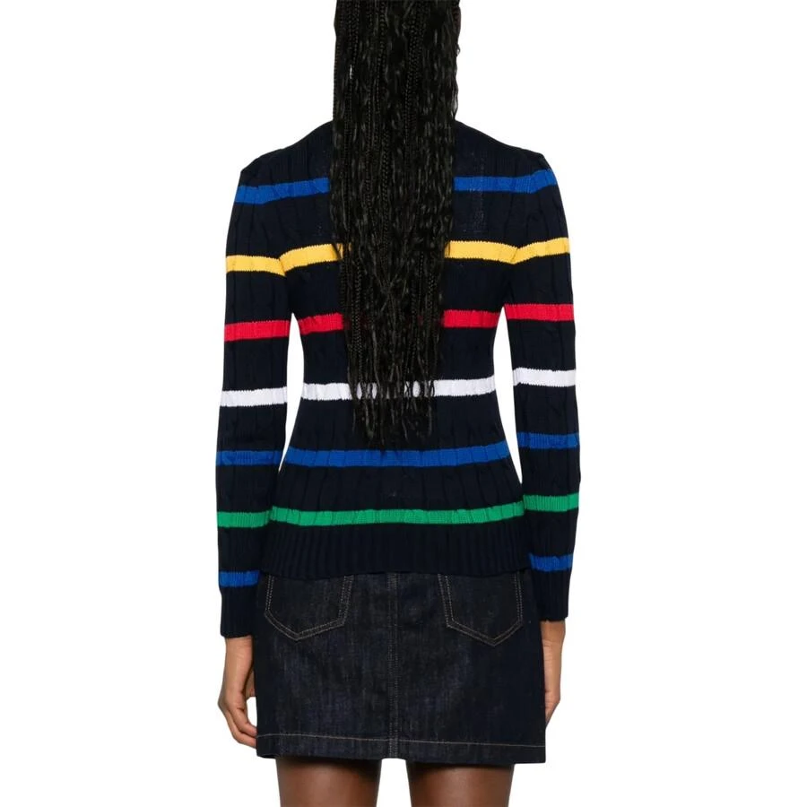 Ralph Lauren Striped Cable-Knit Cotton Sweater 3