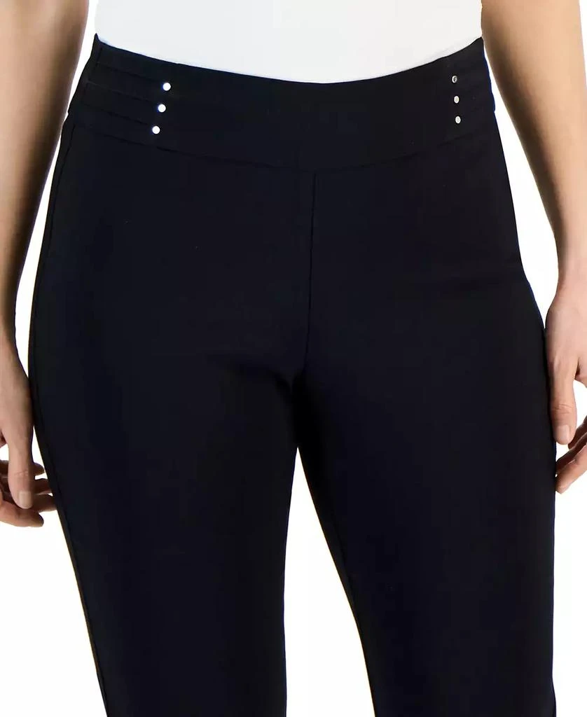 JM Collection Petite Studded-Rivet Straight-Leg Pants, Petite & Petite Short, Created for Macy's 4