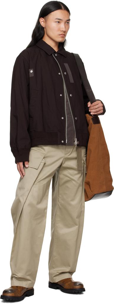Brown Ripstop Bomber Jacket – On Sale Now with Up to 11% Off