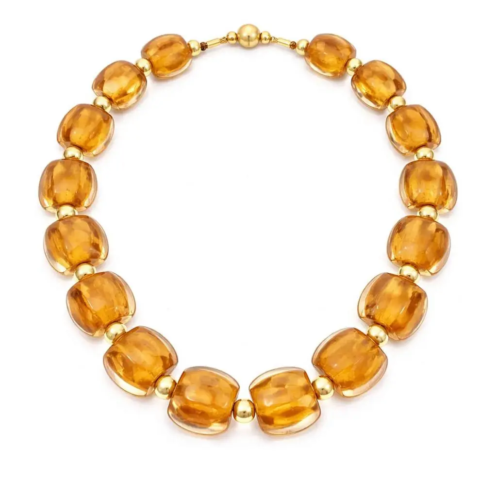 Gold & Honey Gold & Honey - Women's For After Hours Beaded Lucite Necklace