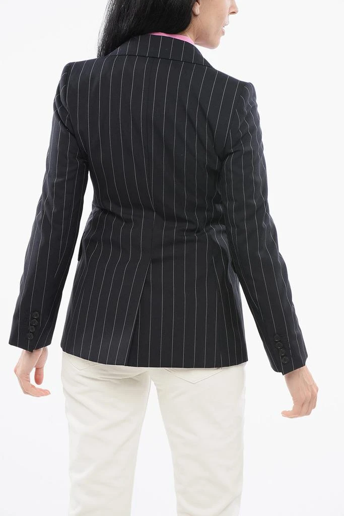 Max Mara Max Mara Pinstriped GALOSCE Blazer with Peak Lapel 2