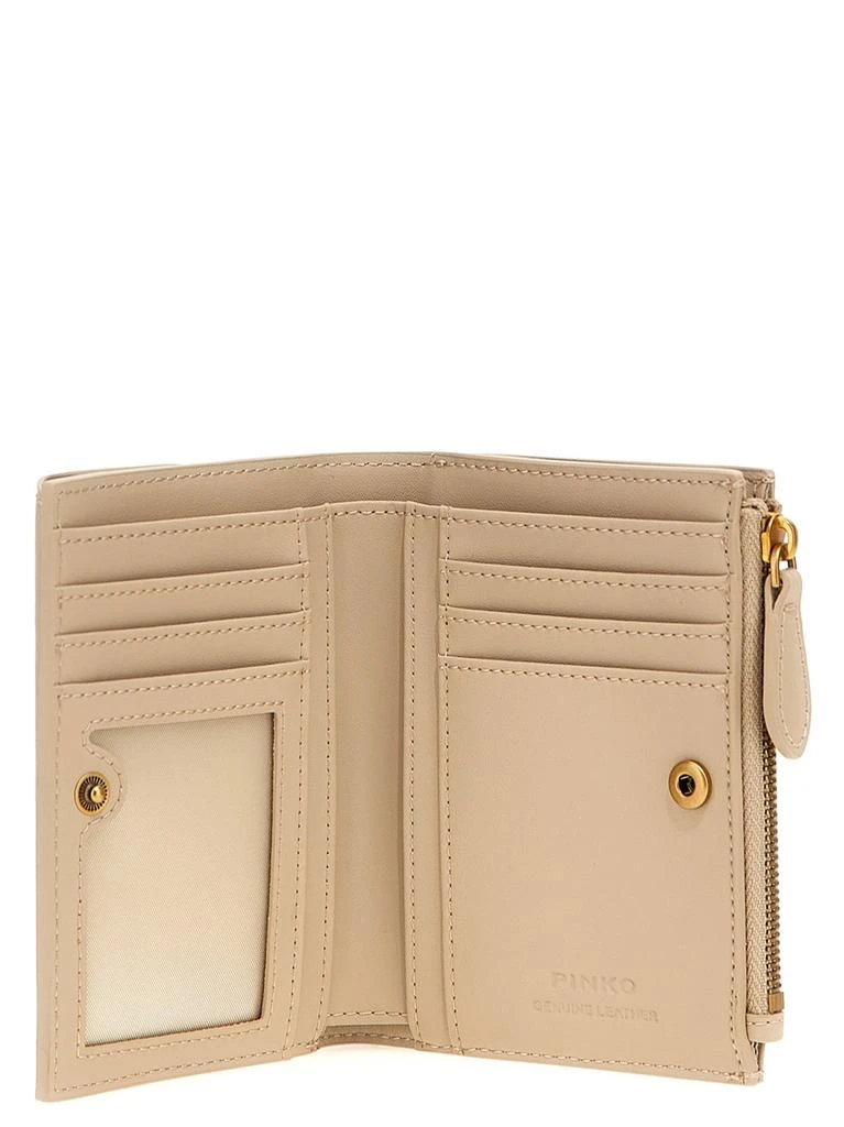 PINKO Pinko Love Compact Logo Plaque Small Wallet 3