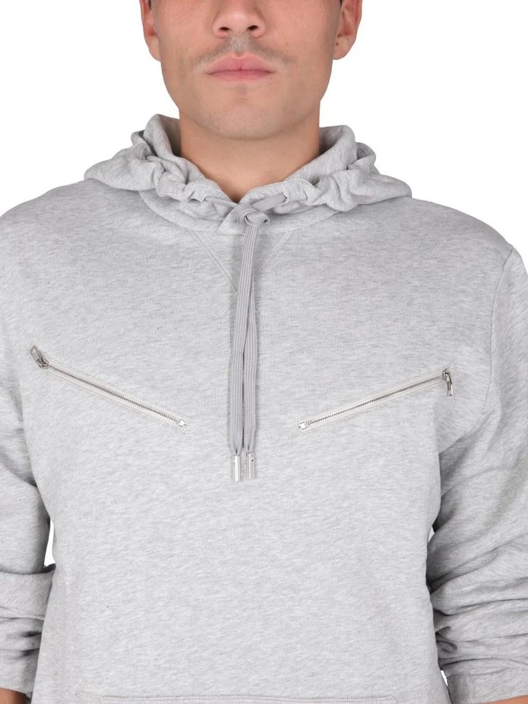 Alexander McQueen Alexander McQueen Zip-Detailed Hoodie 4