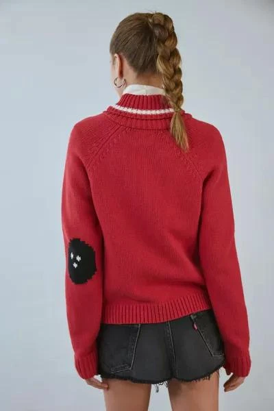 BDG BDG Scottie Graphic Knit Zip-Up Cardigan 4