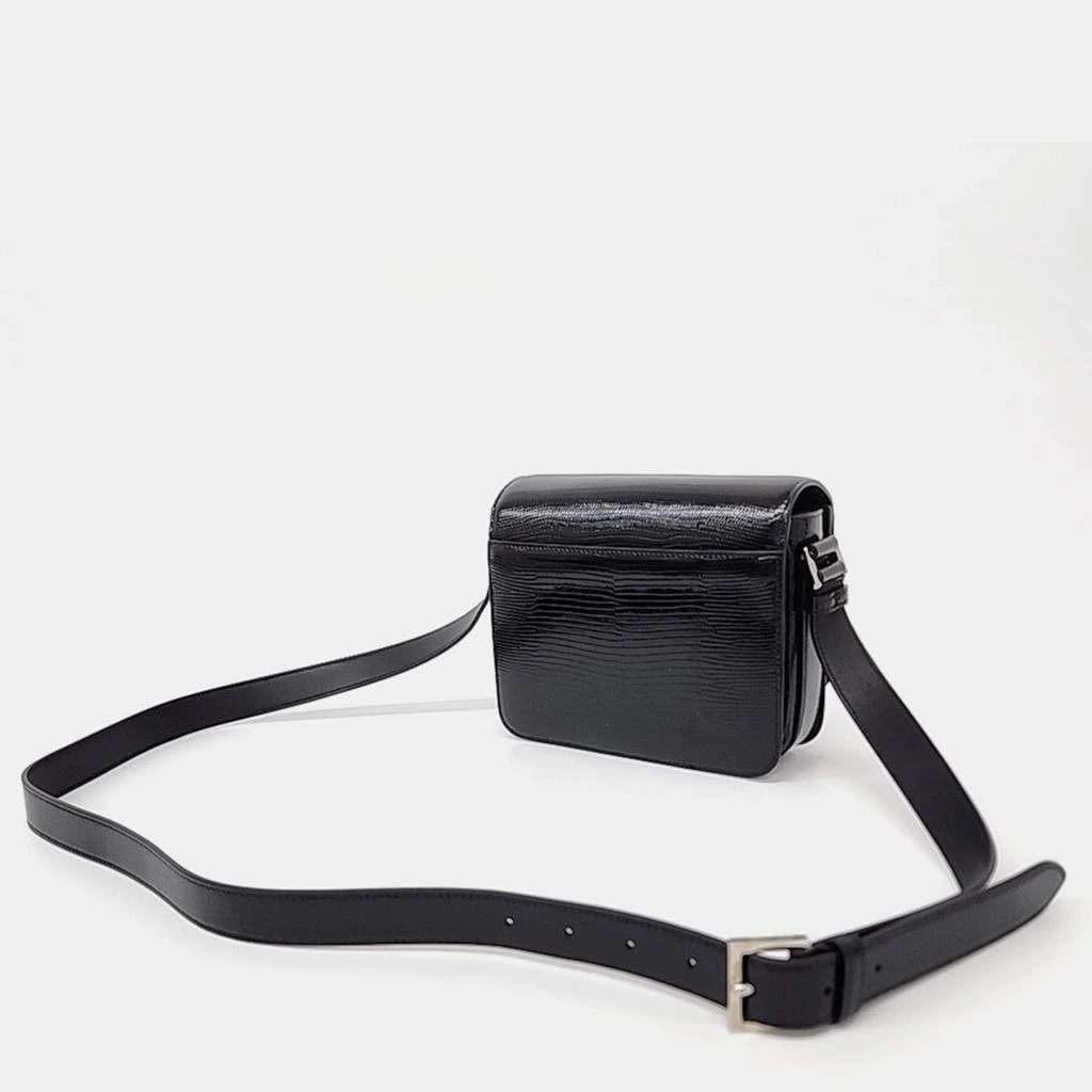 Yves Saint Laurent Saint Laurent Paris Black Leather Saddle bag 2