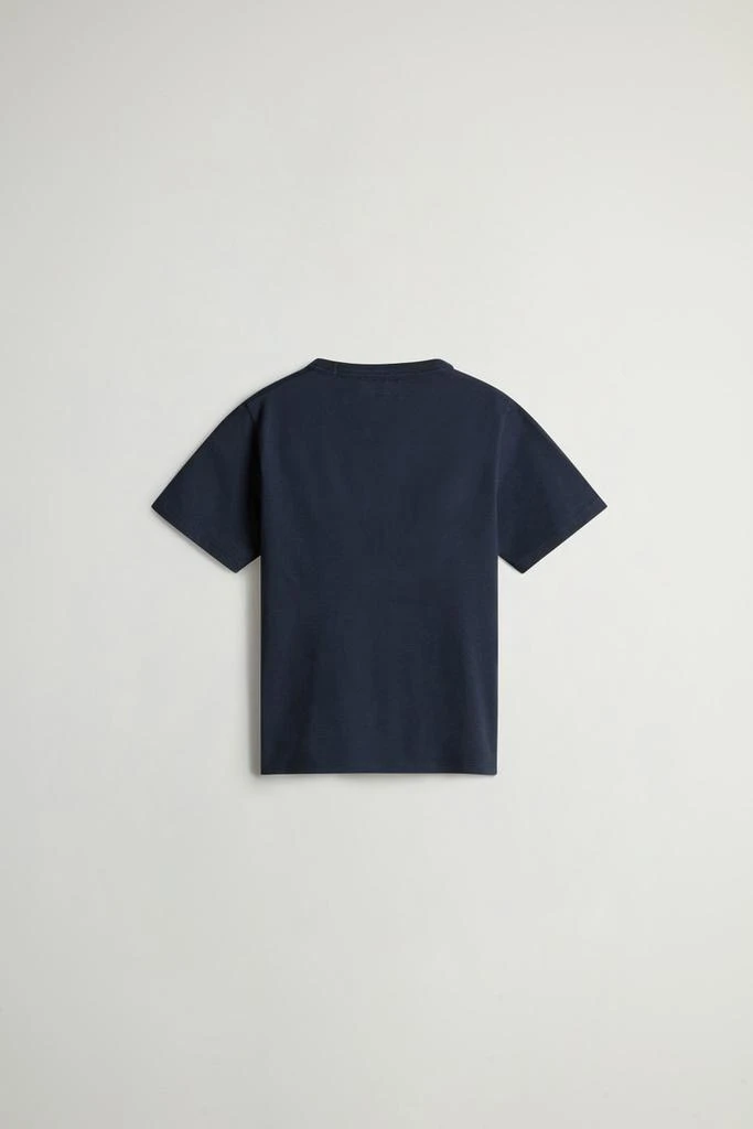 Woolrich Boys’ Pure Cotton T-Shirt - Boys - Blue 2