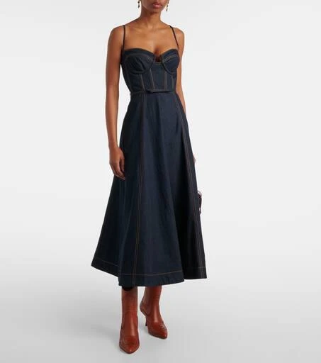 Crush denim bustier dress  On Sale Now with Up to 32% Off | Discover  Exclusive Deals & Savings at BeyondStyle  Authentic Zimmermann women|maxi  dresses|designers|w|o|m|clothing|n|zimmermann|dresses|e with Limited-Time  Discounts, Free Shipping, and