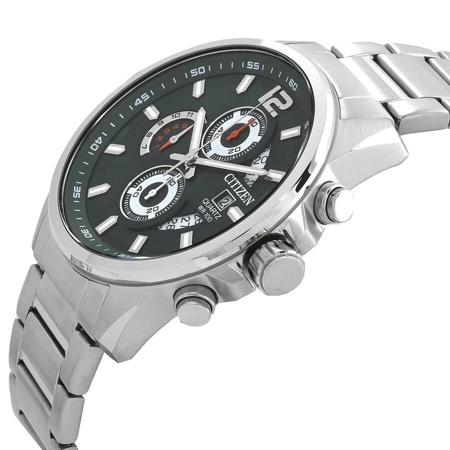 Citizen Chronograph Quartz Green Dial Watch AN3690-56X 2