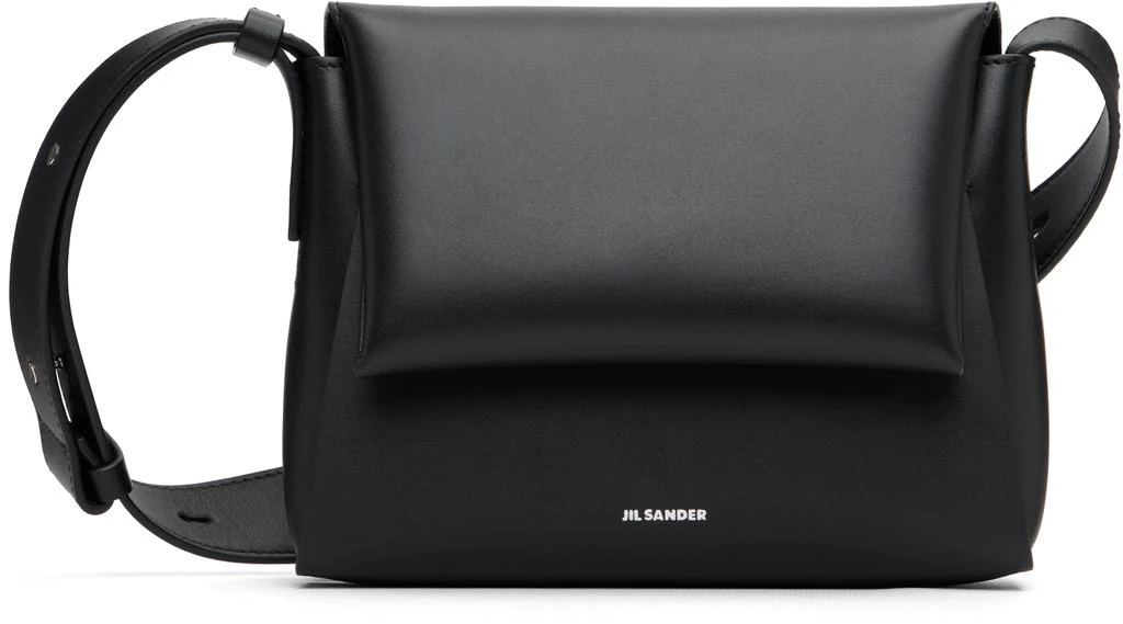 Jil Sander Black Envelope Messenger Mini Bag 1