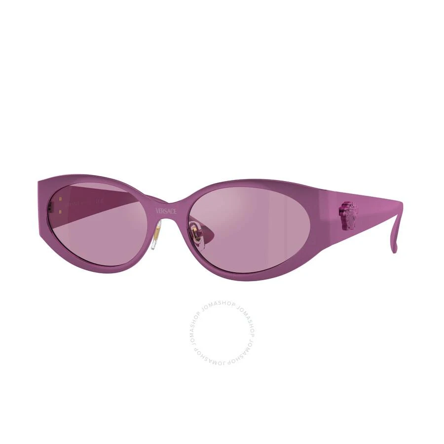 Versace Versace Violet Mirror Silver Oval Ladies Sunglasses VE2263 1503AK 56 1